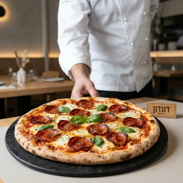 פיצה פפרוני חריפה